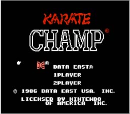 Karate Champ NES Screenshot Screenshot 1