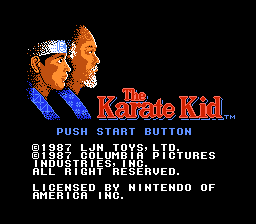 Karate Kid, The NES Screenshot Screenshot 1