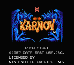 Karnov NES Screenshot Screenshot 1