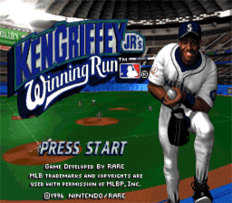 Ken Griffey Jr.'s Winning Run SNES Screenshot Screenshot 1