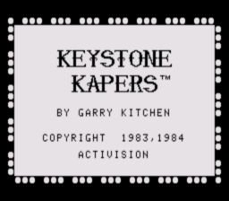 Keystone Kapers Colecovision Screenshot 1