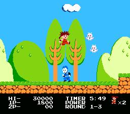 Kid Niki Radical Ninja NES Screenshot Screenshot 2