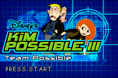 Kim Possible 3: Team Possible GBA Screenshot Screenshot 1