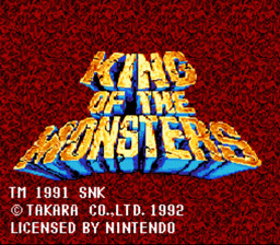 King of the Monsters SNES Screenshot Screenshot 1