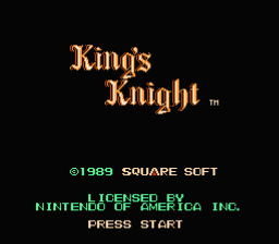 King's Knight NES Screenshot 1