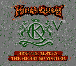 King's Quest V NES Screenshot Screenshot 1