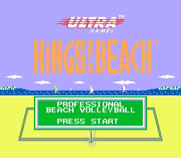 Kings of the Beach NES Screenshot 1