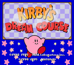 Kirby's Dream Course screen shot 1 1