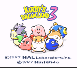 Kirby's Dream Land 3 SNES Screenshot Screenshot 1