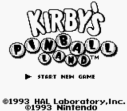 Kirby's Pinball Land Gameboy Screenshot 1