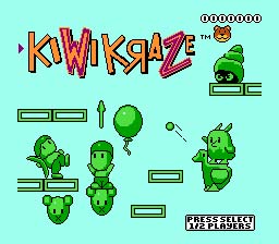 Kiwi Kraze NES Screenshot Screenshot 1
