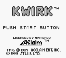 Kwirk Gameboy Screenshot Screenshot 1