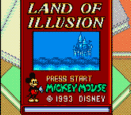 Land of Illusion Starring Mickey Mouse Sega GameGear Screenshot 1
