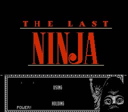 Last Ninja screen shot 1 1