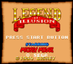 Legend of Illusion Starring Mickey Mouse Sega GameGear Screenshot 1