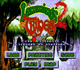 Lemmings 2: The Tribes Super Nintendo Screenshot 1