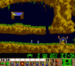 Lemmings Genesis Screenshot 2
