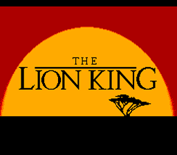 Lion King Sega Master System Screenshot 1