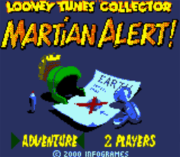 Looney Tunes Collector: Martian Alert Gameboy/Gameboy Color Screenshot 1