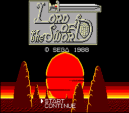 Lord of The Sword Master System Screenshot 1