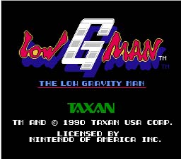 Low G Man NES Screenshot Screenshot 1