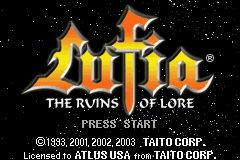 Lufia The Ruins of Lore GBA Screenshot Screenshot 1