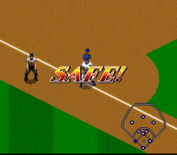 MLBPA Baseball SNES Screenshot 4