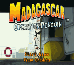 Madagascar Operation Penguin GBA Screenshot 1