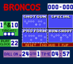 Madden 2000 GBC Screenshot 3