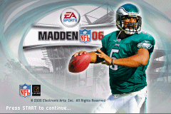 Madden NFL 2006 GBA Screenshot Screenshot 1