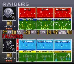 Madden NFL 94 SNES Screenshot 4