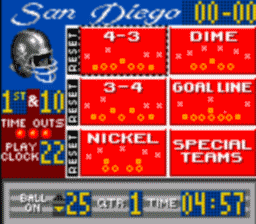 Madden NFL 96 screen shot 3 3