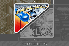 Marble Madness / Klax GBA Screenshot Screenshot 1