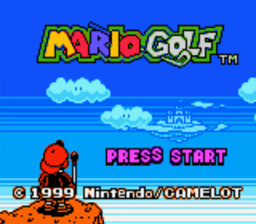 Mario Golf GBC Screenshot Screenshot 1
