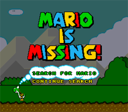 Mario Is Missing! Super Nintendo Screenshot 1