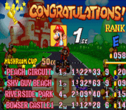 Mario Kart Super Circuit GBA Screenshot Screenshot 4