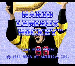 Mario Lemieux Hockey Genesis Screenshot Screenshot 1