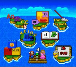Mario's Early Years: Fun With Letters SNES Screenshot 2