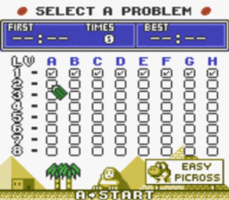 Mario's Picross screen shot 4 4