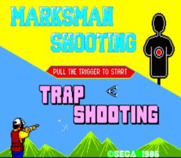 Marksman Shooting and Trap Shooting Master System Screenshot 1