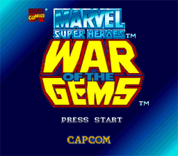 Marvel Super Heroes in War of the Gems SNES Screenshot 1