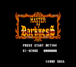 Master of Darkness Master System Screenshot 1