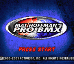 Mat Hoffman's Pro BMX Gameboy Color Screenshot 1
