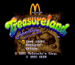 McDonald's Treasure Land Adventure screen shot 1 1