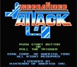 MechaNized Attack NES Screenshot Screenshot 1