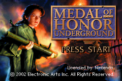 Medal of Honor Underground GBA Screenshot Screenshot 1