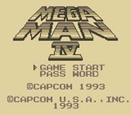 Mega Man 4 Gameboy Screenshot 1