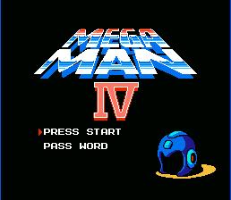 Mega Man 4 NES Screenshot Screenshot 1