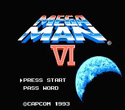 Mega Man 6 NES Screenshot 1