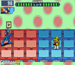 Mega Man Battle Network 4 Blue Moon GBA Screenshot 2